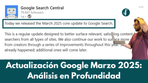 Actualización Google Marzo 2025