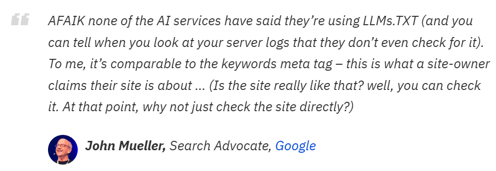 What is LLMS.txt — and Should SEOs Care?