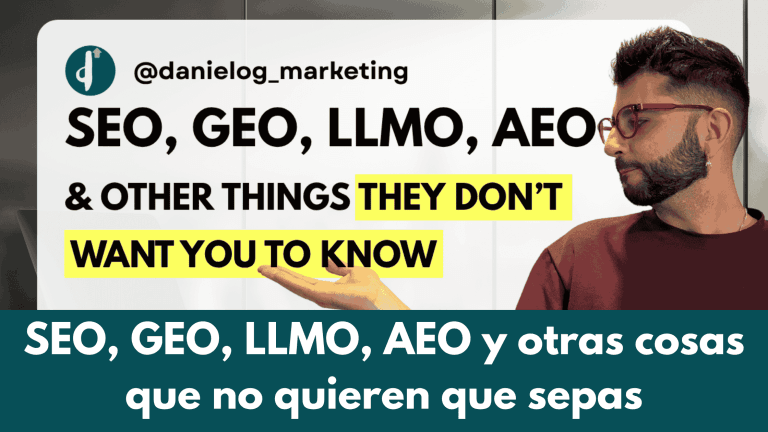 SEO, GEO, LLMO, AEO y otras cosas que no quieren que sepas