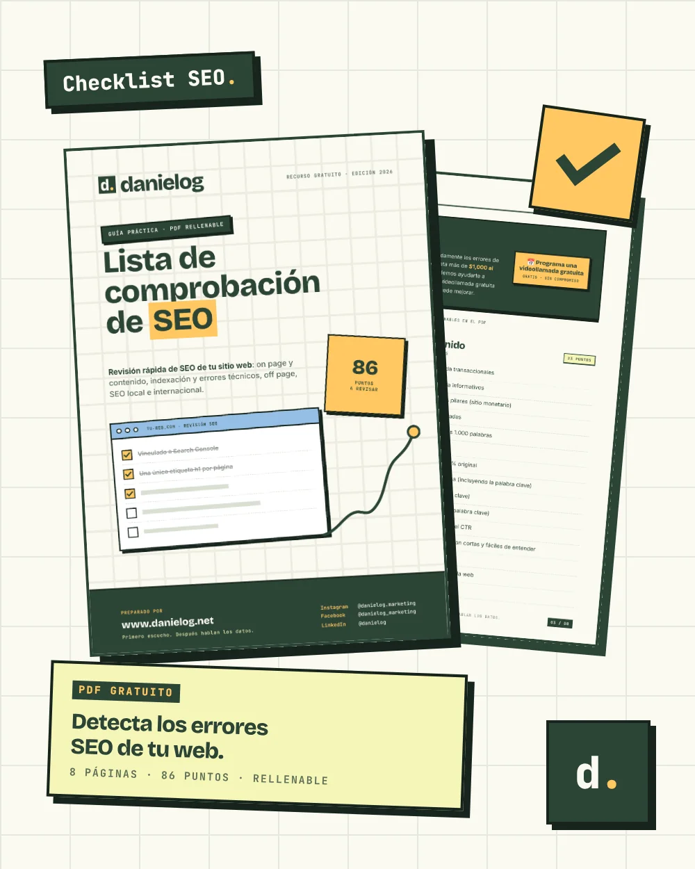 Checklist de SEO de Danielog