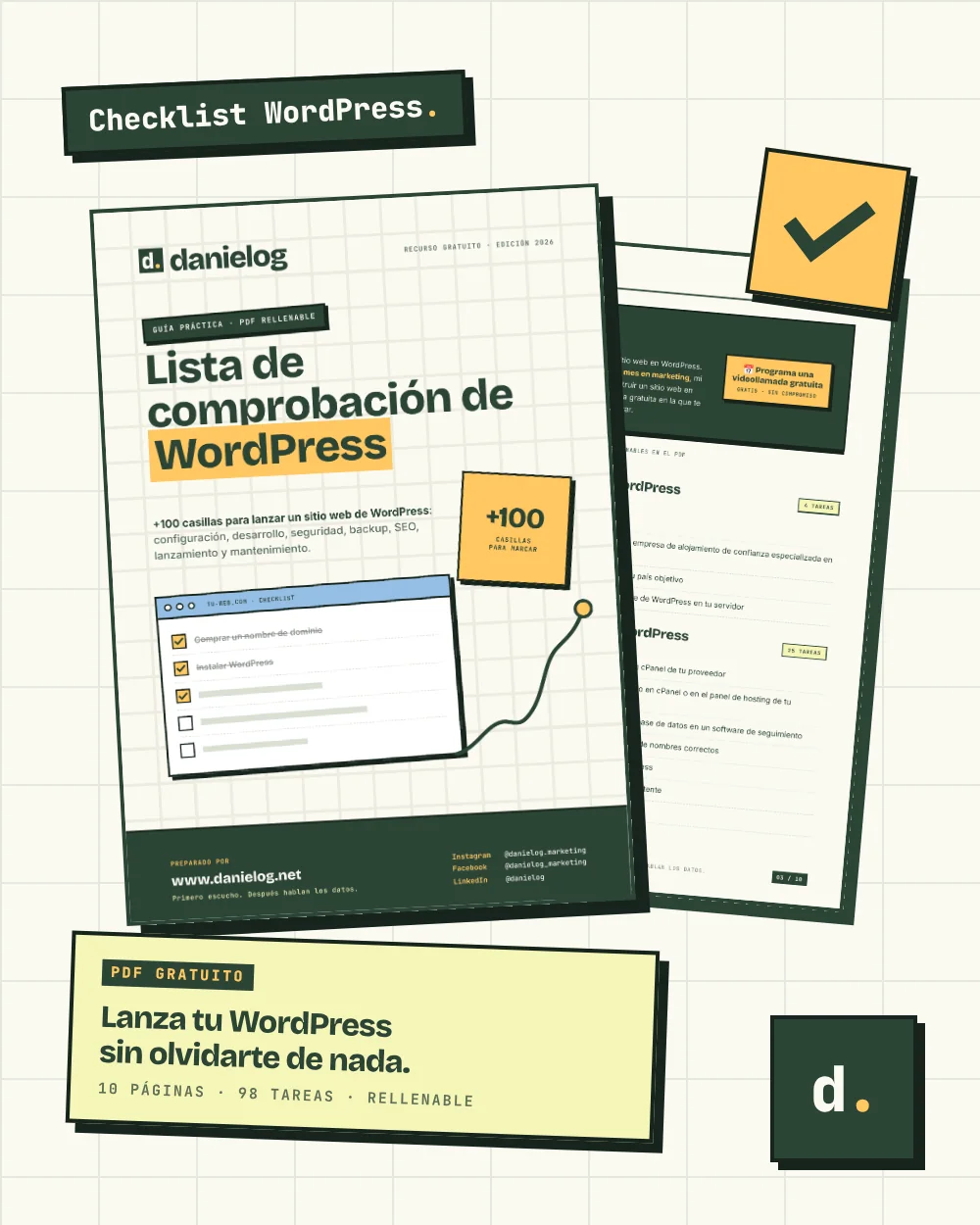Checklist de WordPress de Danielog